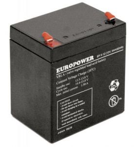 Akumulator EVER Do Ups - Europower  12V 5Ah T1 EP 5-12
