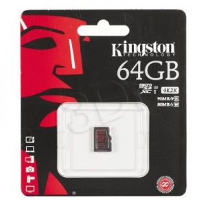 Kingston micro SDHC SDCA3/64GBSP 64GB Class 10,UHS Class U3