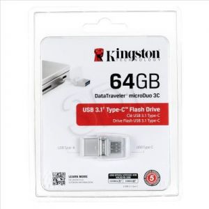 Kingston Flashdrive DTDUO3C/64GB 64GB USB 3.1 Biały