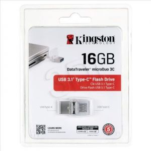 Kingston Flashdrive DTDUO3C/16GB 16GB USB 3.1 Biały