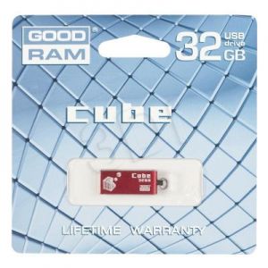 Goodram Flashdrive CUBE 32GB USB 2.0 Czerwony