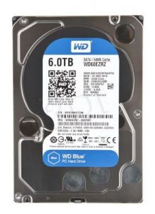 Dysk HDD Western Digital BLUE 3,5\" 6000GB SATA III 64MB 5400obr/min WD60EZRZ