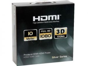 Przył.HDMI-HDMI SILVER proste+filtry10m