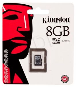 Kingston micro SDHC SDC4/8GBSP 8GB Class 4