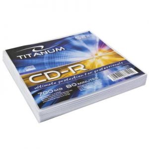 TITANUM CD-R   700MB/80min-Koperta 10 52X