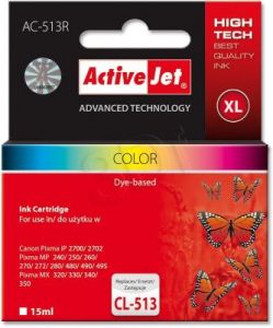 ActiveJet AC-513R tusz trójkolorowy do drukarki Canon (zamiennik Canon CL-513) Premium