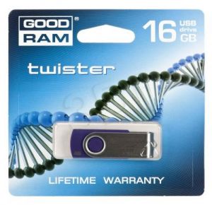 Goodram Flashdrive TWISTER 16GB USB 2.0 Fioletowy