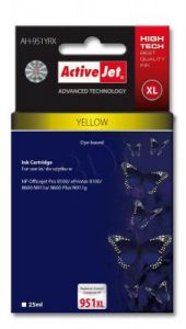 ActiveJet AH-951YRX tusz żółty do drukarki HP (zamiennik HP 951XL CN048AE) Premium