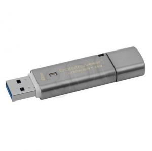Kingston Flashdrive DataTraveler Locker+ G3 8GB USB 3.0 Srebrny