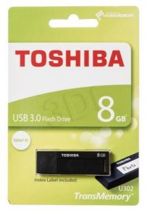TOSHIBA Flashdrive U302 8GB USB 3.0 czarny