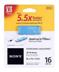 Sony Flashdrive MicroVault 16GB USB 3.0 niebieski