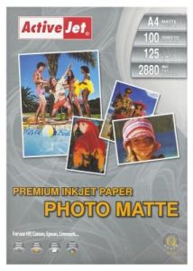 ActiveJet papier fotograficzny matowy AP4-125M100