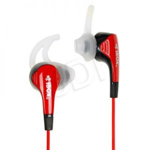 Słuchawki douszne z mikrofonem I-BOX S2 Sport (czerwono-czarny)