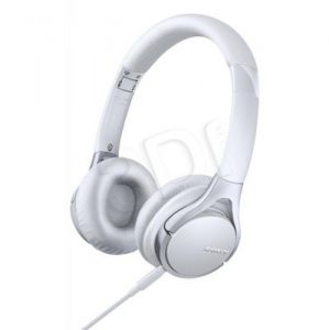 Słuchawki nauszne z mikrofonem Sony MDR-10RCW (Biały)