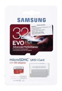 Samsung micro SDHC EVO Plus 32GB Class 10,UHS Class U1 + ADAPTER microSD - SD