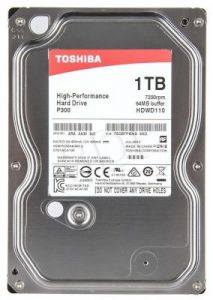 Dysk HDD TOSHIBA P300 3,5\" 1000GB SATA III 64MB 7200obr/min HDWD110EZSTA